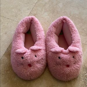 Dollie & Me Pink Rabbit Slippers